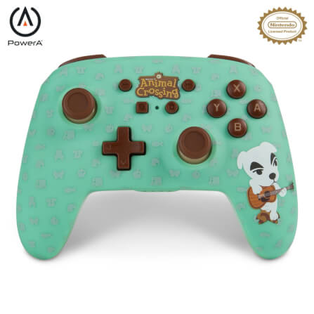คอนโทรลเลอร์ POWERA ANIMAL CROSSING: K.K. SLIDER (ไร้สาย) สีเขียว สำหรับ NINTENDO SWITCH_1
